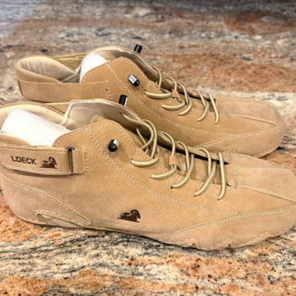 LDeck Explorer Men's Tan Outdoor Walking Hiking Shoes Size EU 50 - Picture 1 of 6